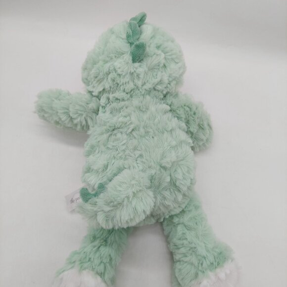 The Peanutshell Rex Dinosaur Plush Stuffed Animal Green White Peanut Shell - Picture 3 of 8
